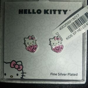 Hello Kitty Fine Silver Plated Earrings